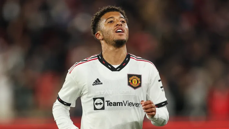 Jadon Sancho has not found his best form at Man Utd