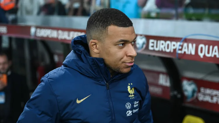Kylian Mbappe missed his penalty during France's penalty shootout loss to Switzerland