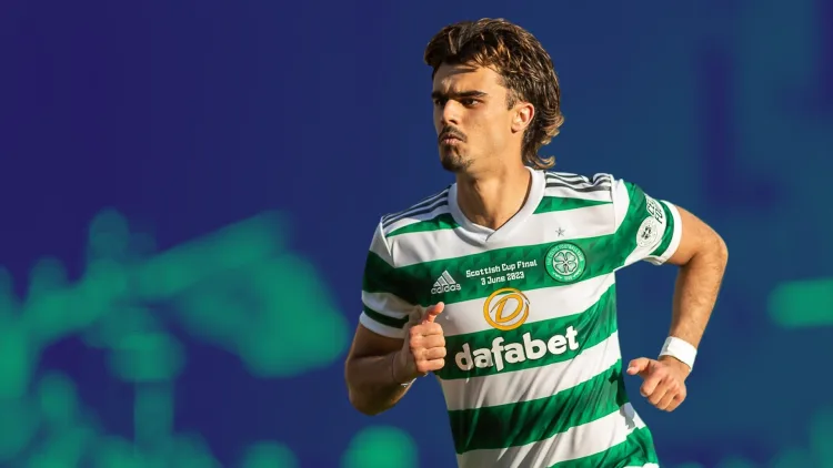 Jota playing for Celtic