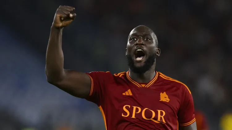 Romelu Lukaku is on loan at Roma