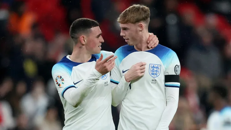 Phil Foden and Cole Palmer, for England