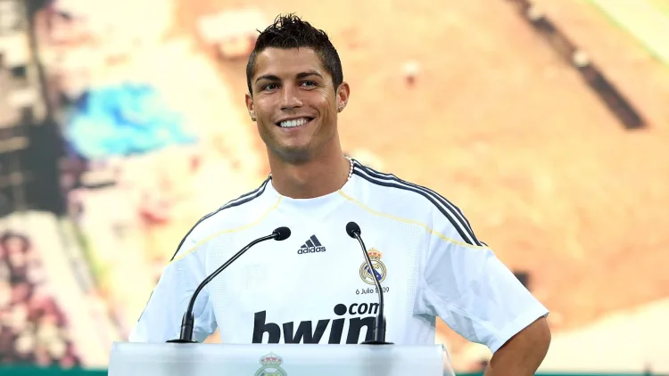 Cristiano Ronaldo joined Real Madrid in 2009