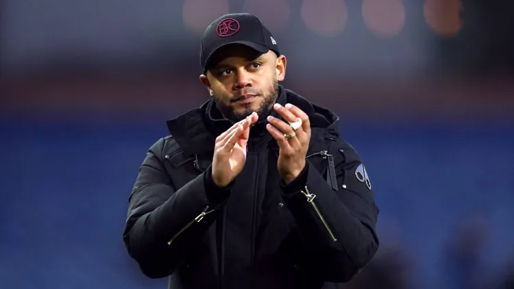 Burnley coach Vincent Kompany