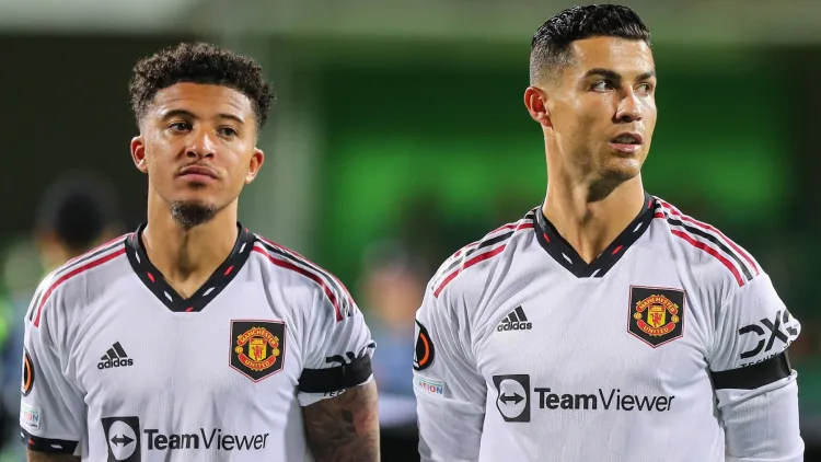 Jadon Sancho is tipped to reunite with former Man Utd star Cristiano Ronaldo in the Saudi Pro League