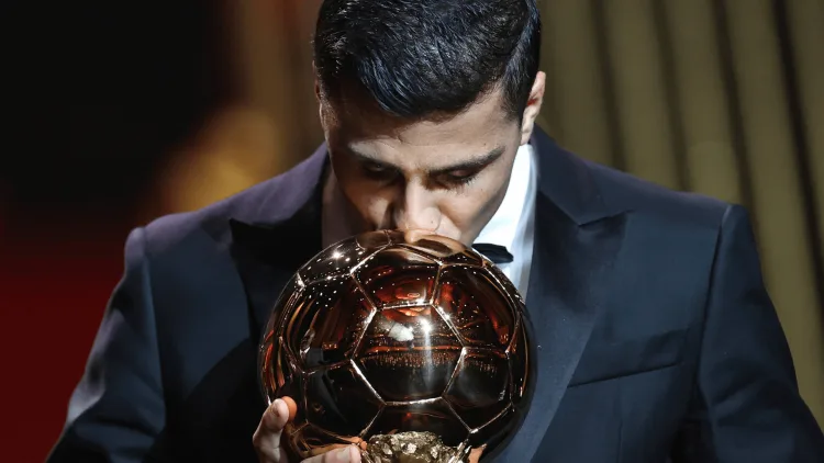 Rodri is the first Spanish man to win the Ballon d'Or since Luis Suarez in 1960.