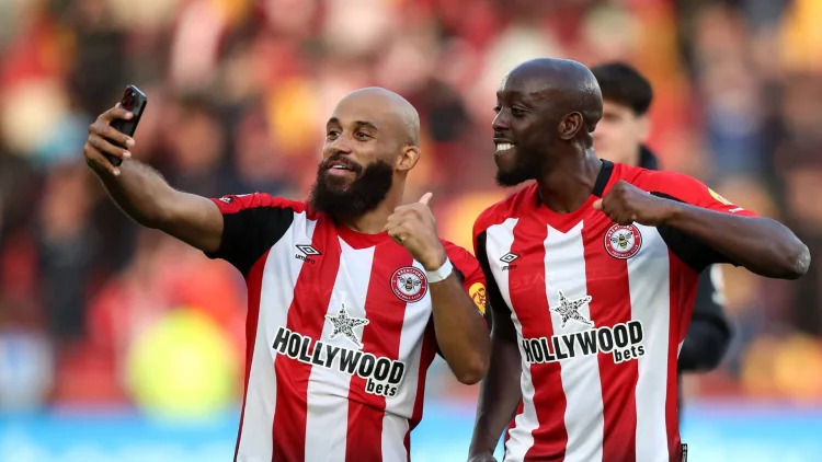 Bryan Mbeumo and Yoane Wissa, Brentford