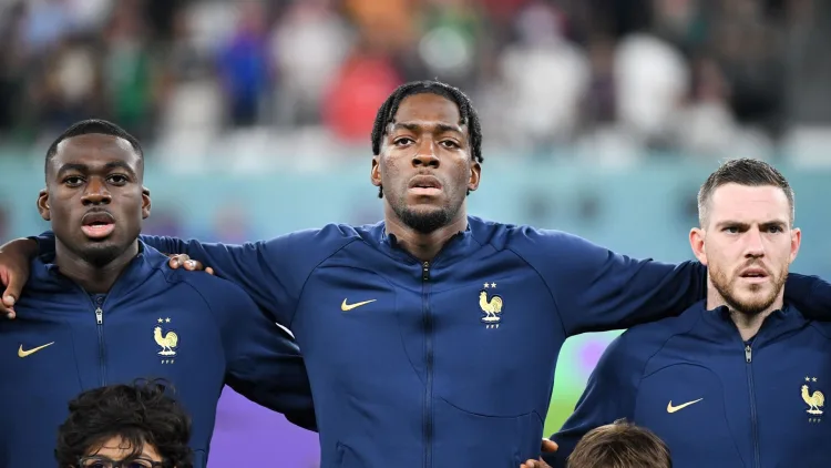 Axel Disasi played for France at the 2022 World Cup