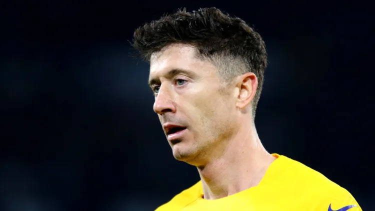 Robert Lewandowski could leave Barca this summer