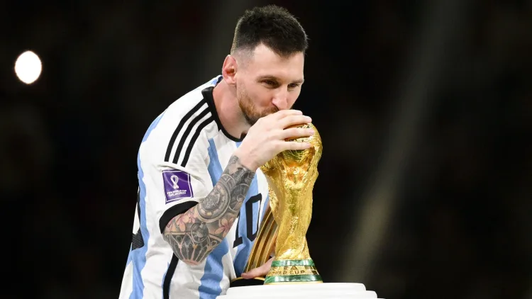 Messi led Argentina to their third World Cup