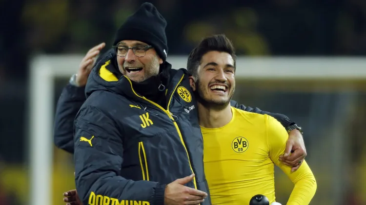 Jurgen Klopp and Nuri Sahin