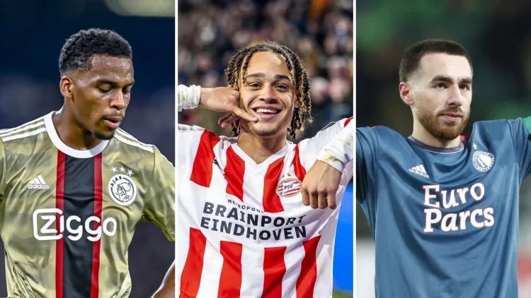 Orkun Kökçü, Jurriën Timber en Xavi Simons zijn de nieuwe leiders bij Feyenoord, PSV en Ajax, zo stelt Valentijn Driessen.