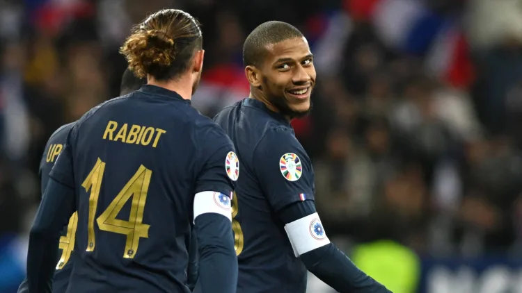 Jean-Clair Todibo in action for France