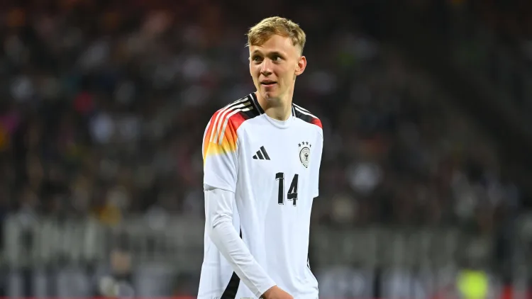 Beier was called up to the German national side