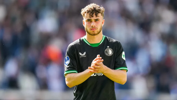 Aymen Sliti speelde afgelopen seizoen vijf wedstrijden voor Feyenoord.