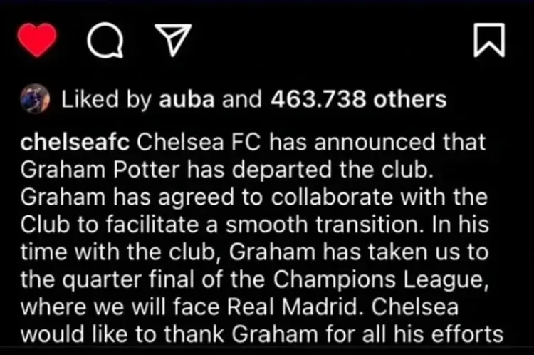 Pierre-Emerick Aubameyang 'likes' Chelsea sacking Potter