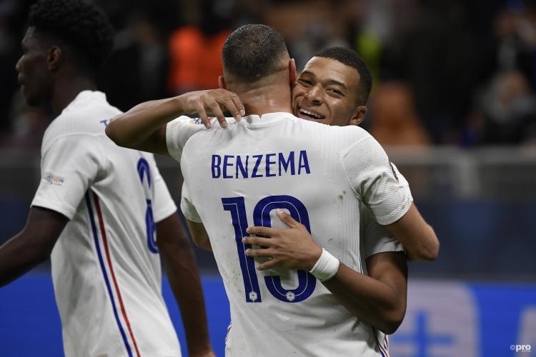 Karim Benzema and Kylian Mbappe, France, UEFA Nations League