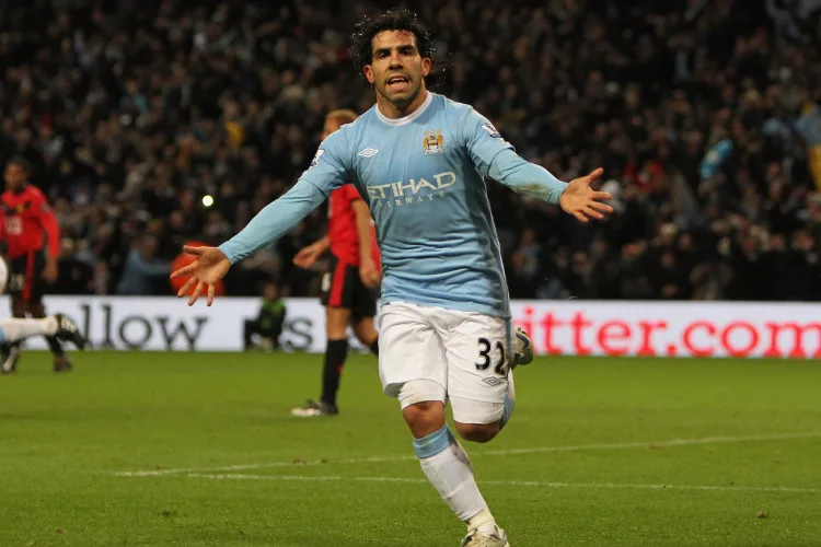 Carlos Tevez at Man City