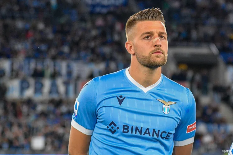 Sergej Milinkovic-Savic was prolific during his time at Lazio
