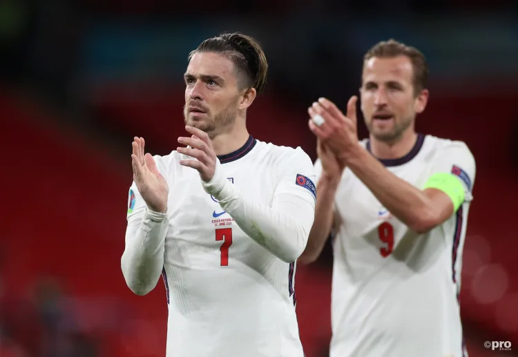 Harry Kane and Jack Grealish, Euro 2020 final