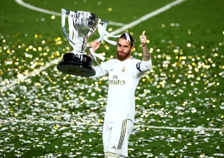 Sergio Ramos won four Champions League titles at Real Madrid